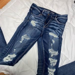 American Eagle ripped jeans
